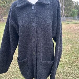 Marisa Christina Black Teddy Jacket